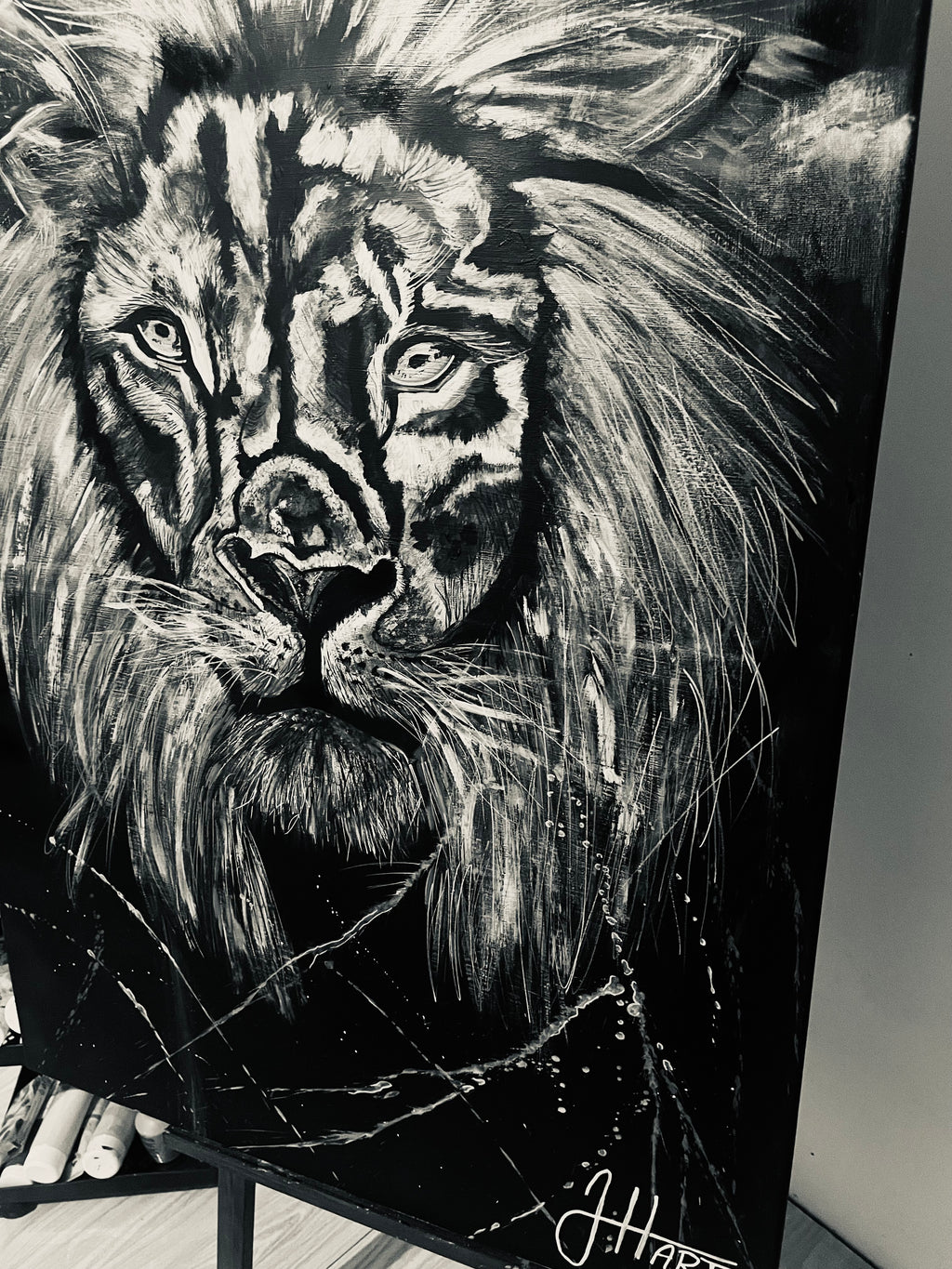 Lion - Original Acrylic Painting