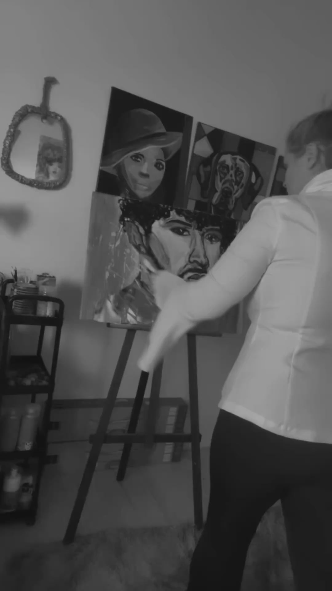 Bad Bunny Crashed Mirror